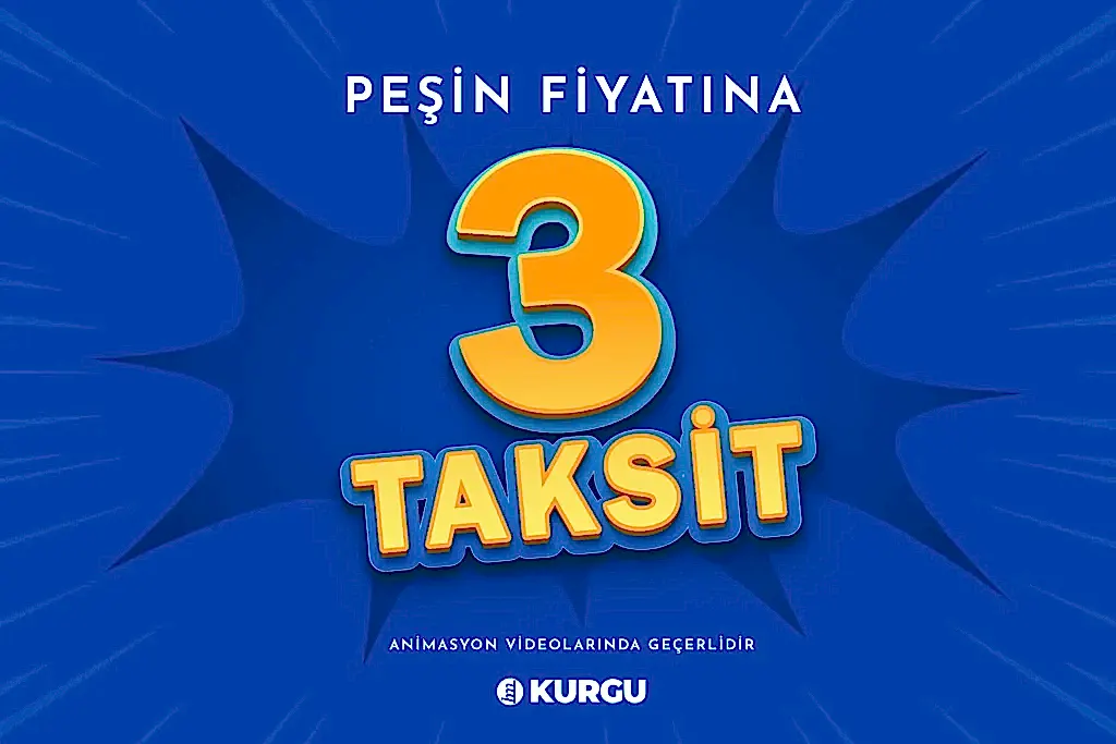 3 taksit